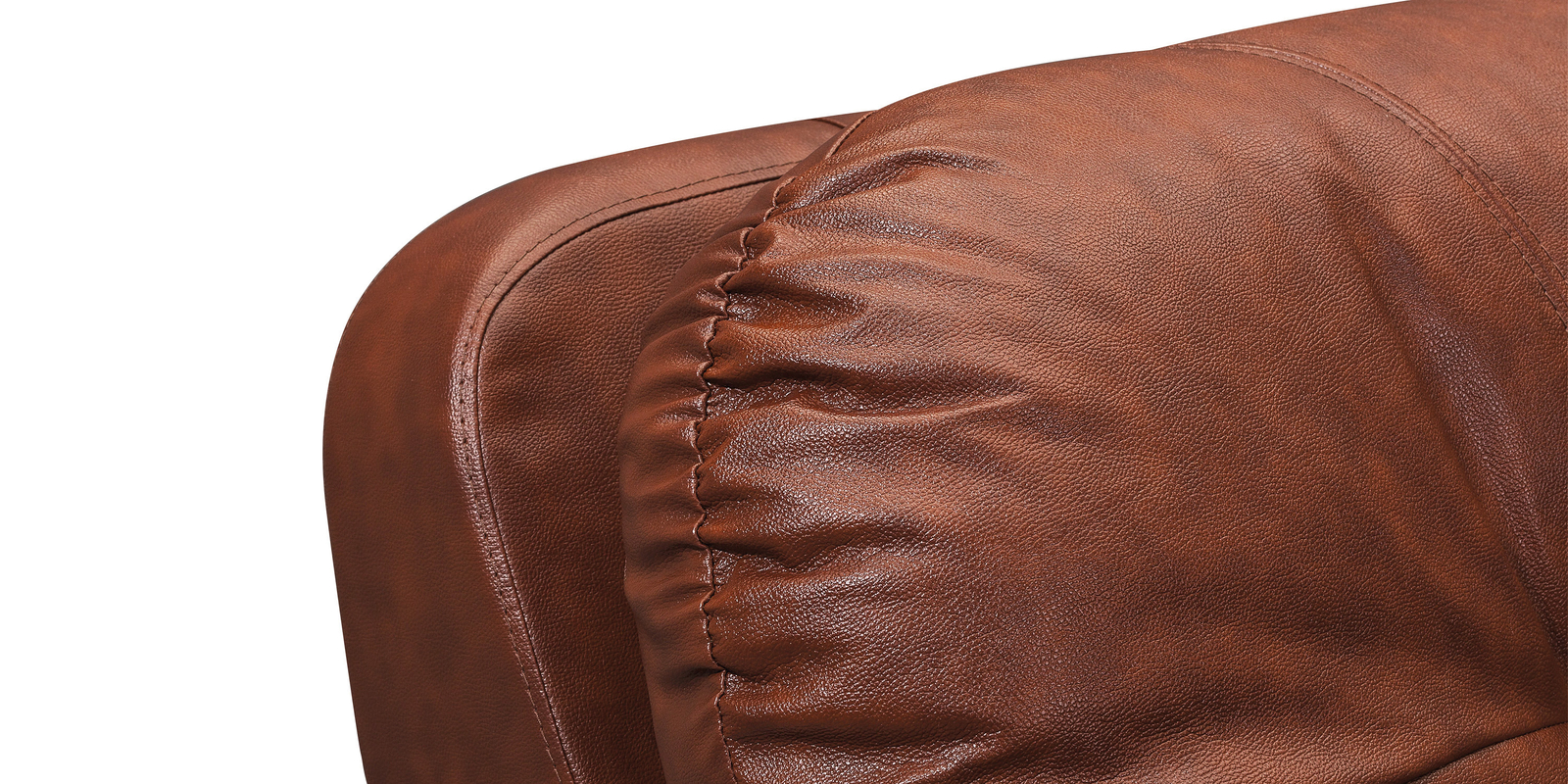 Купить диван кожаный угловой Бристоль Коричневый (Кожаное изделие, правый) по цене 89 990 рублей в Санкт-Петербурге